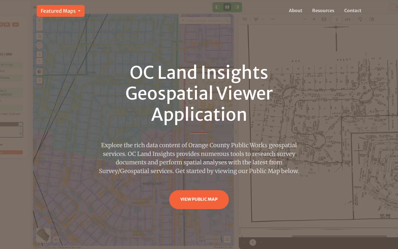 Westminster street directory Orange County GIS land records parcels
